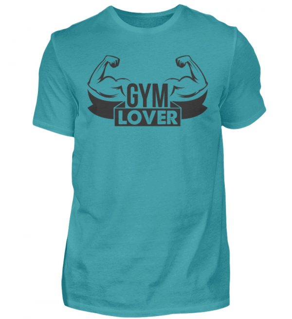 T shirt azzurra gym lover - Camicia da uomo-1242