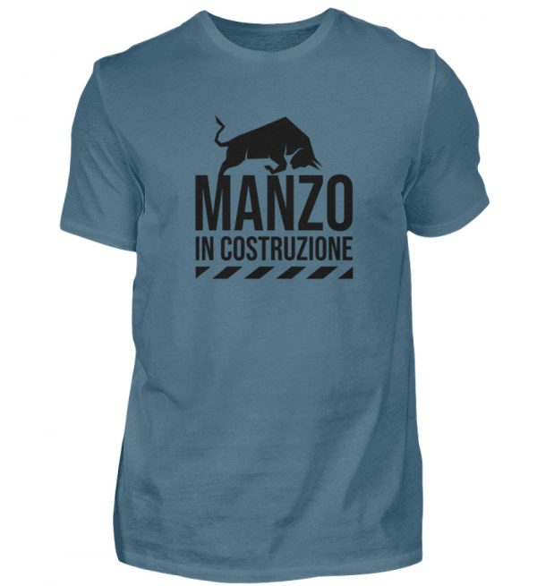 T shirt azzurra - Camicia da uomo-1230